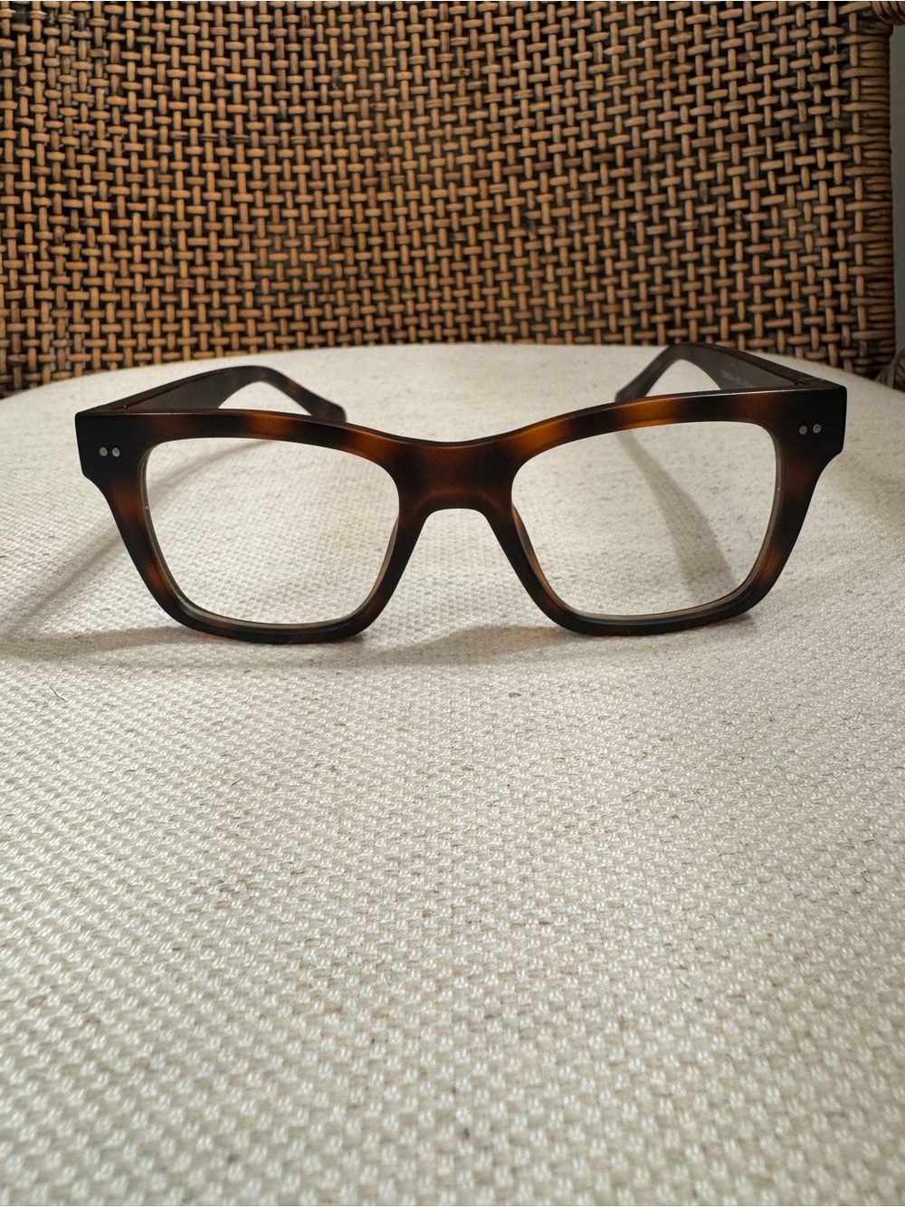 Look Optic Women’s Cosmo Matte Tortoiseshell Square Frame Readers 1.0